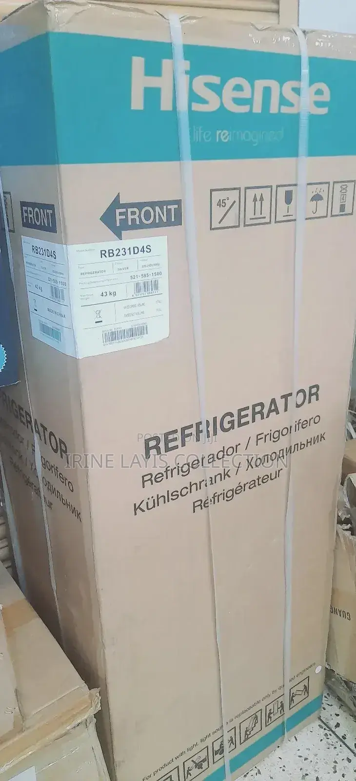 Hisense 231l Refrigerator Rb231d4s