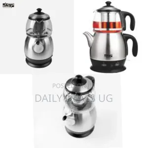 DSP Electric Kettle Coffee, Tea Maker With Filter Teapot- Black