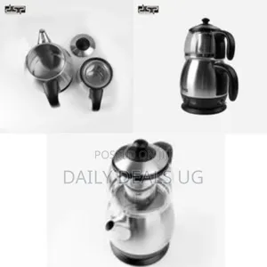 DSP Electric Kettle Coffee, Tea Maker With Filter Teapot- Black