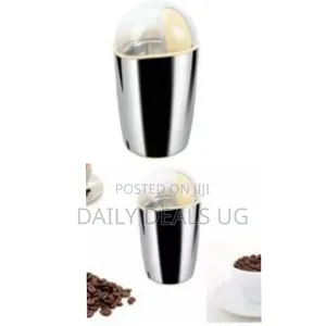 Portable Electric Coffee Grinder Maker Beans Mill Herbs Nuts,Sliver