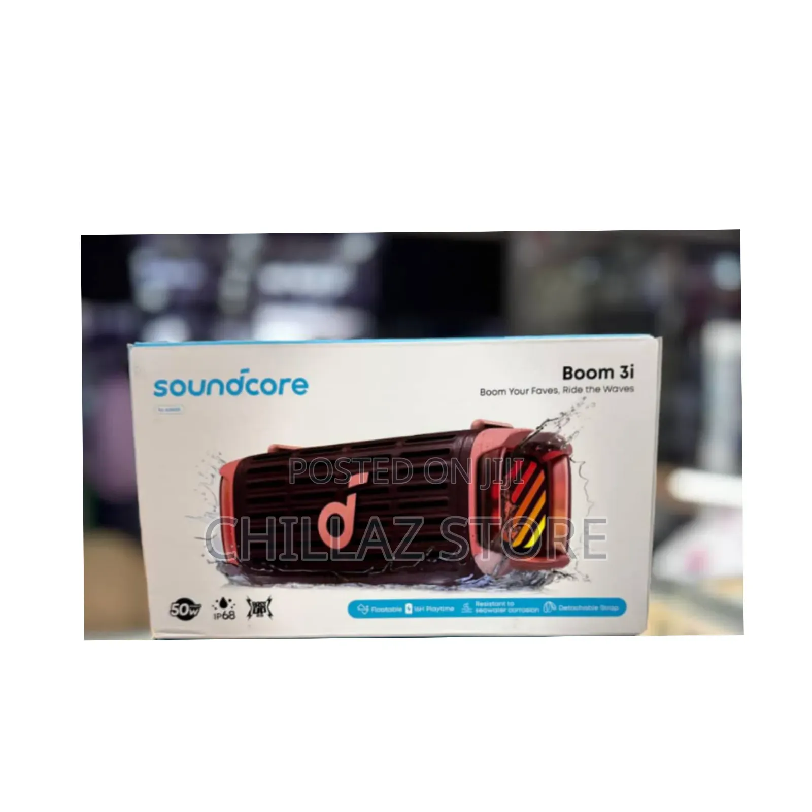 Anker Soundcore Boom 3i Outdoor Bluetooth Speaker.