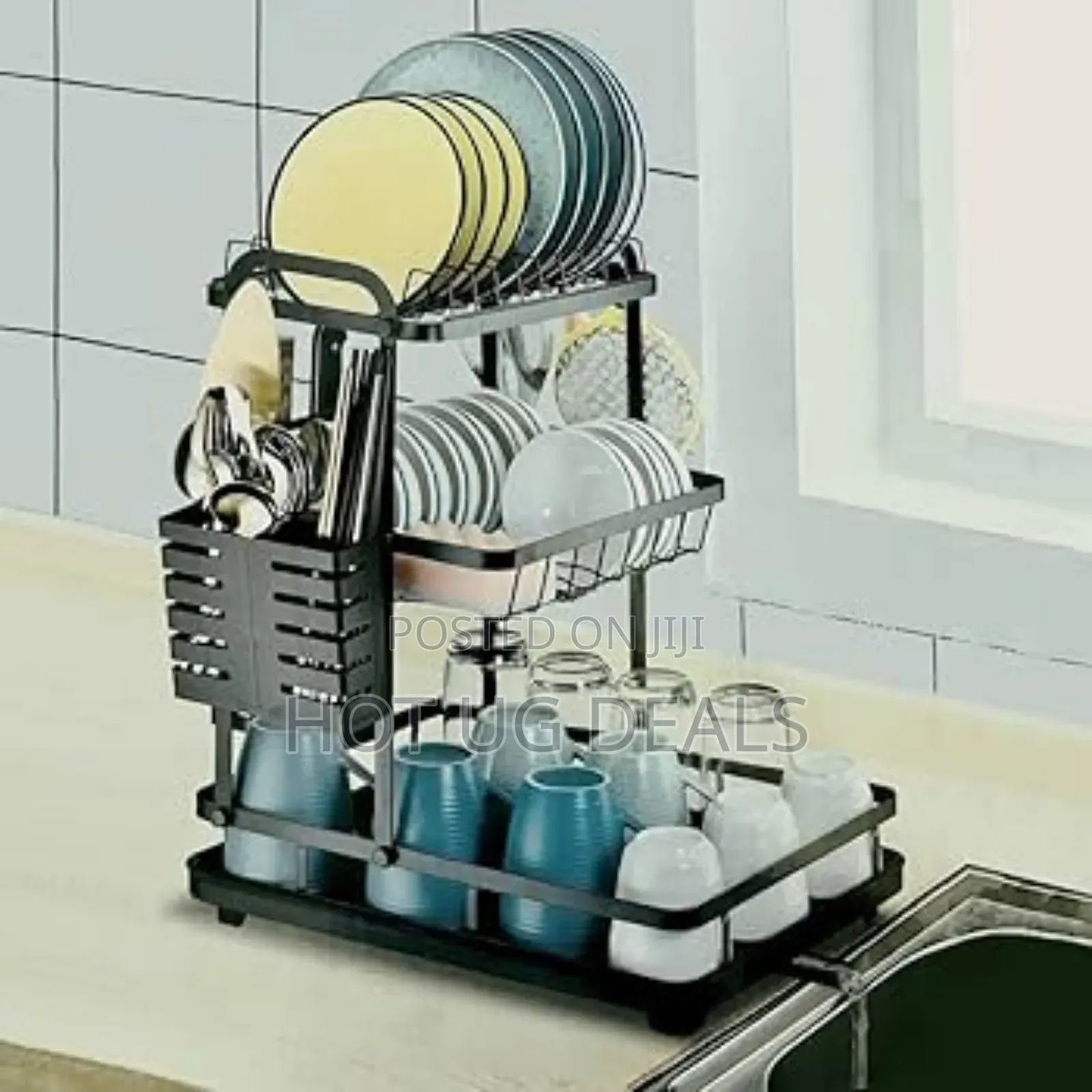 3-tier Dish Drying Rack For Utensils