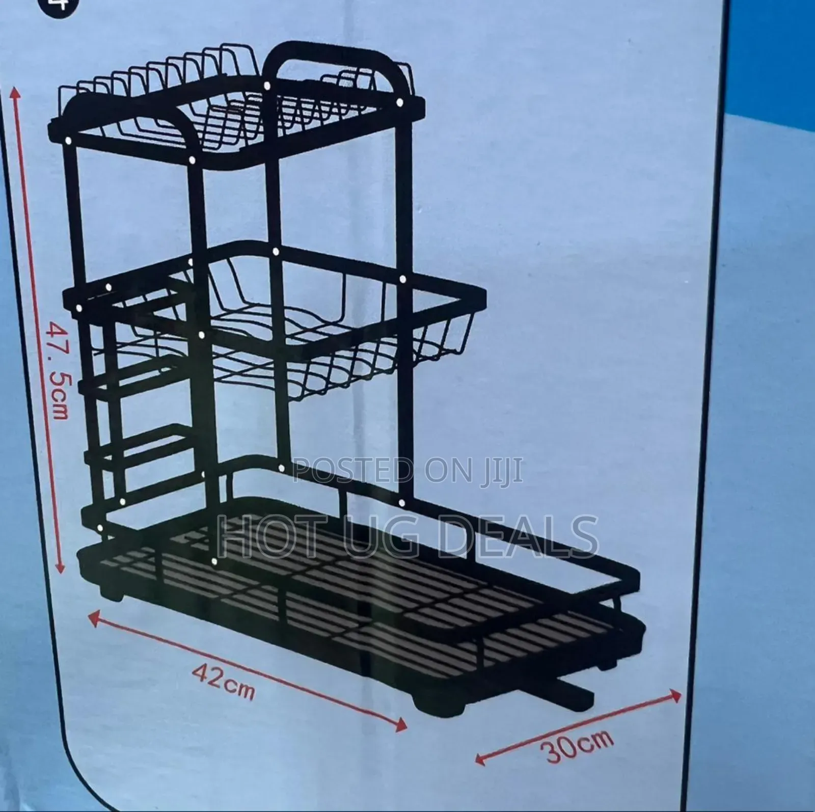 3-tier Dish Drying Rack For Utensils