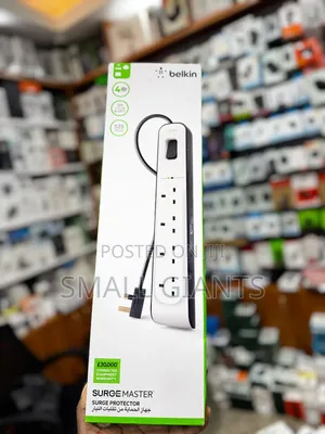 4-Outlet Surge Protection Strip With 2m Power Cord Belkin