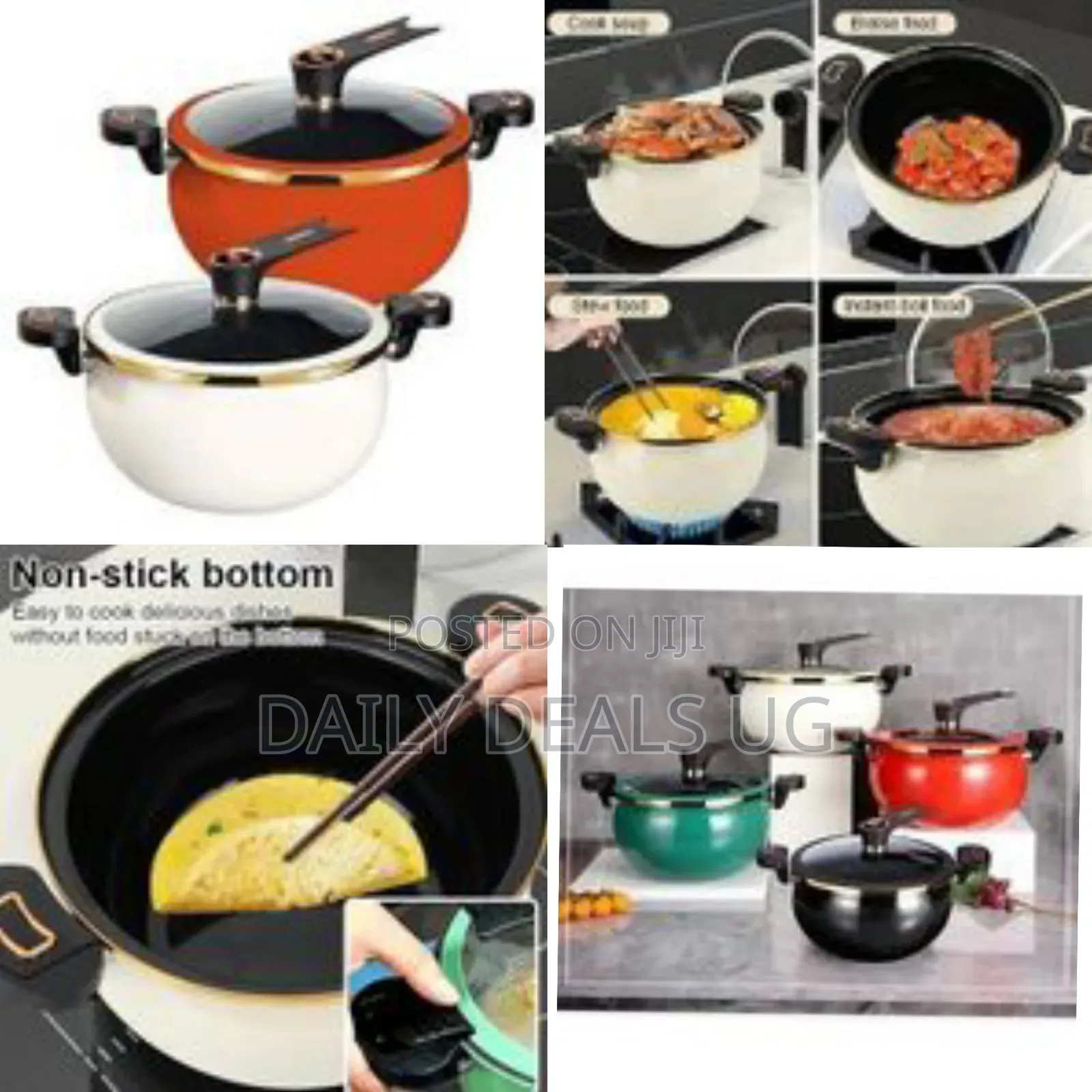 Double Handle 10l/28cm Enamel Micro Pressure Cooker