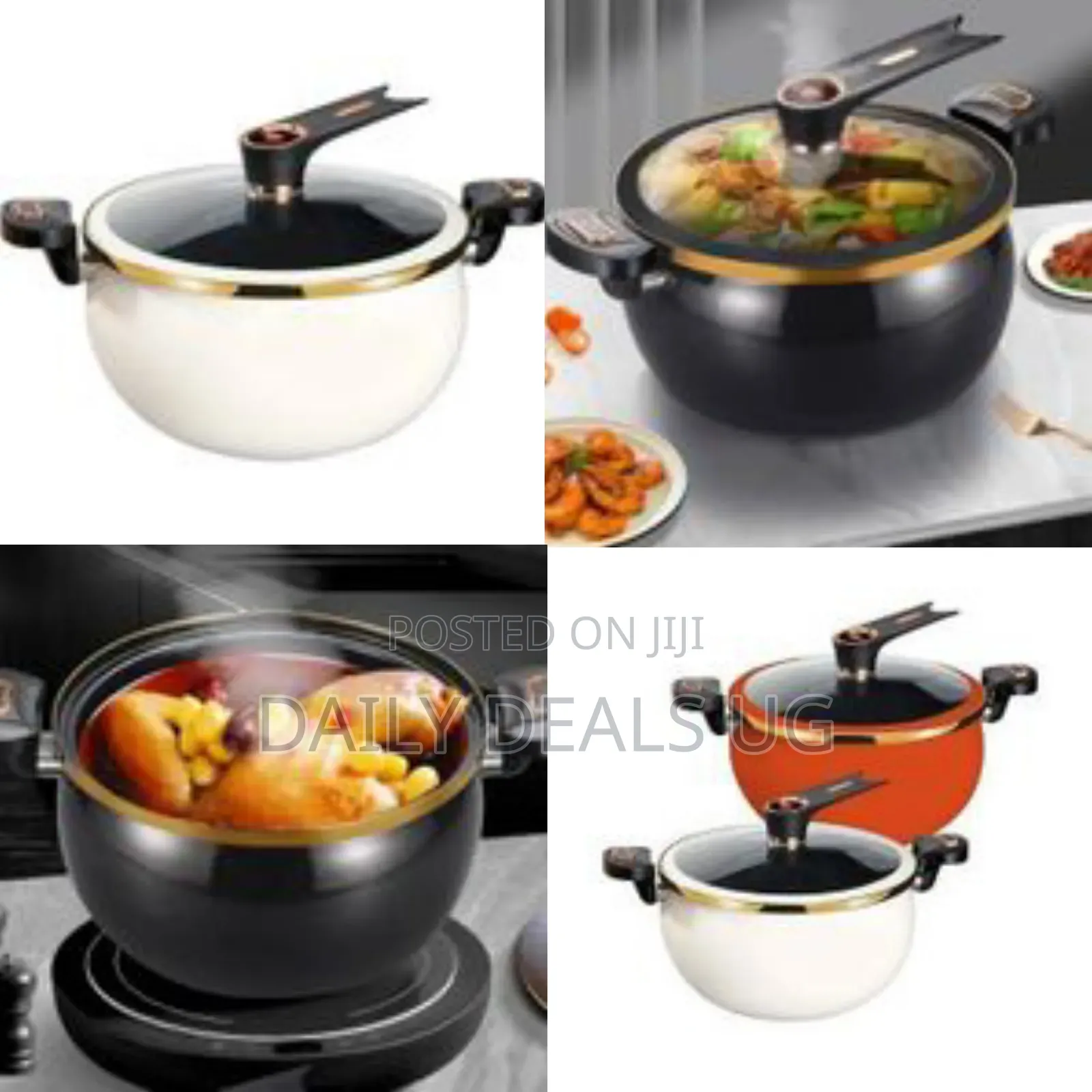 Double Handle 10l/28cm Enamel Micro Pressure Cooker