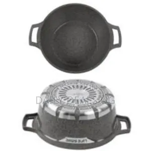 Life Smile 5 Piece Lifesmile Non-Stick Granite Coated Saucepan