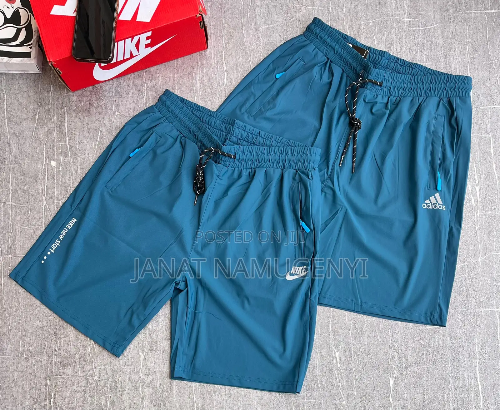 Blue Color Nike Gym Shorts