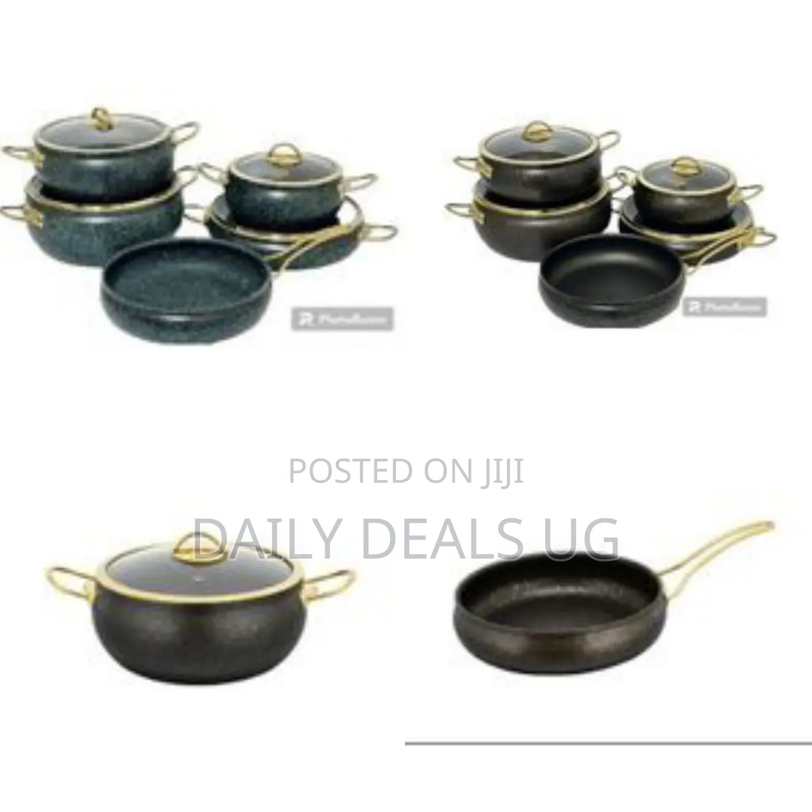Cookware Non Stick Granite Copper Set Ball Shape Set