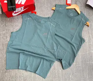 Green Nike Gym Vests