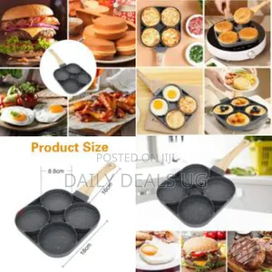 Temperature Sensitive 4-Hole Non-Stick Aluminium Hamburger