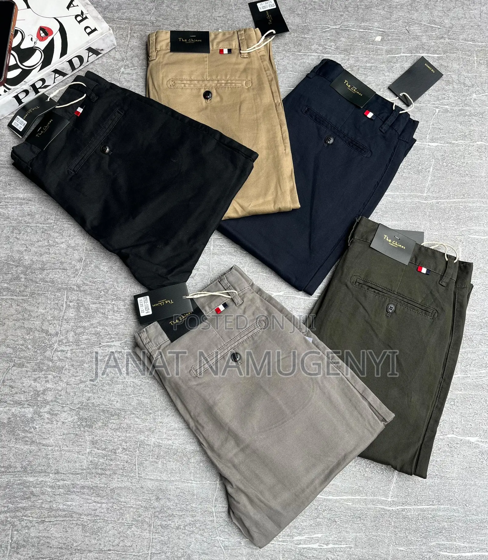 Chino Khaki Trousers Available