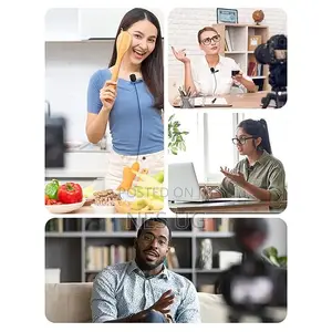 Portable 3.5mm Lavalier Microphone For Phones, Tablets, Video Camera