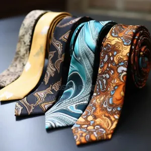 Classic Men's Silk Tie Set Necktie With Pocket Square