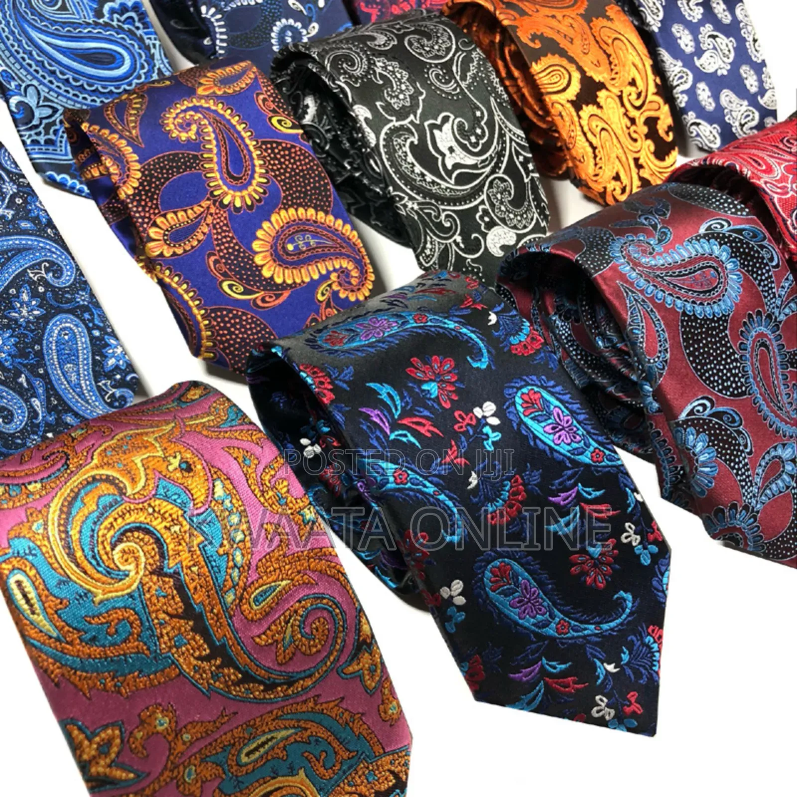 Classic Men's Silk Tie Set Necktie With Pocket Square