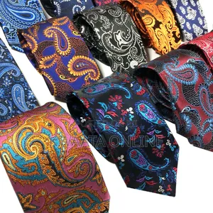 Classic Men's Silk Tie Set Necktie With Pocket Square