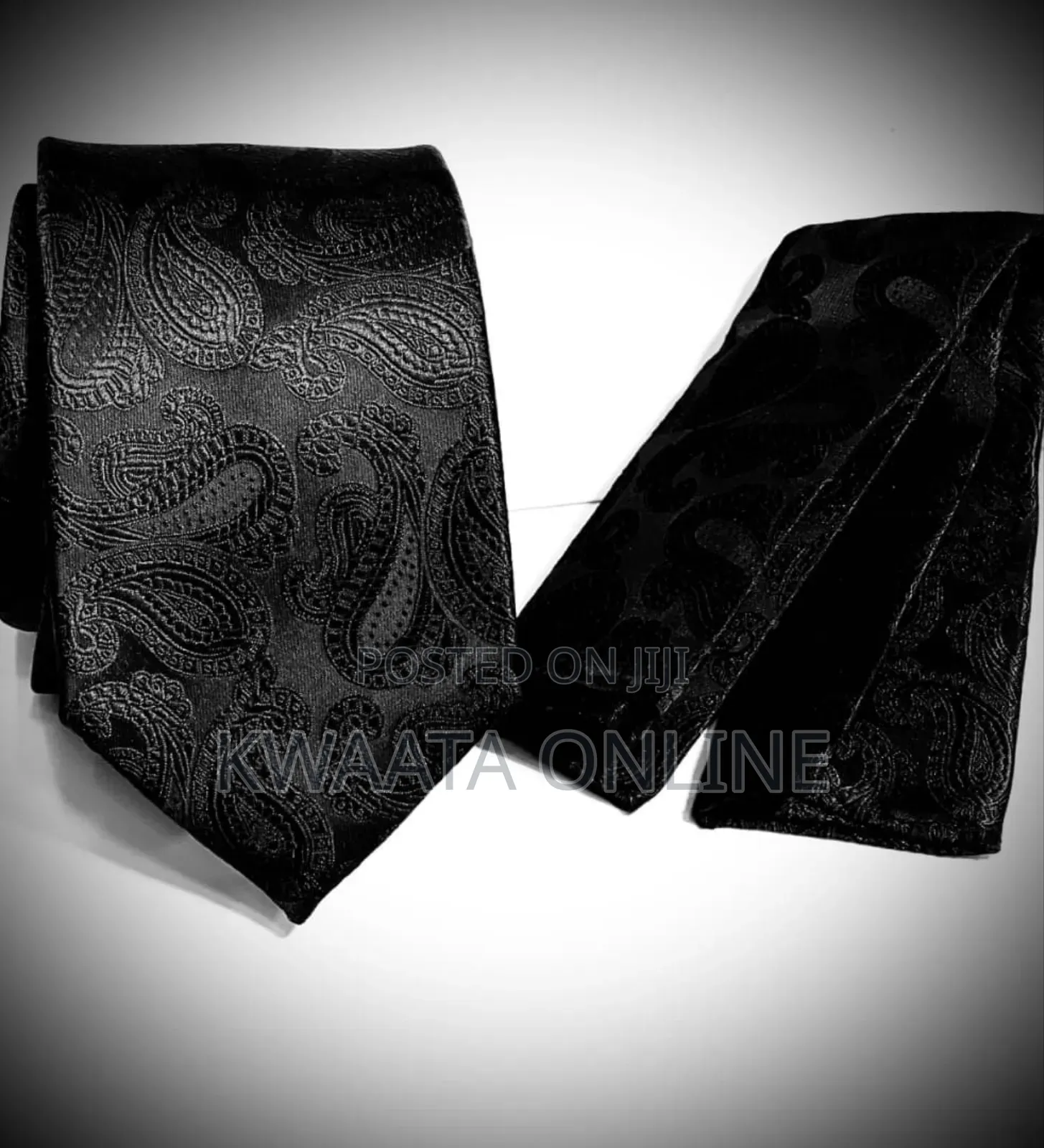 Classic Men's Silk Tie Set Necktie With Pocket Square