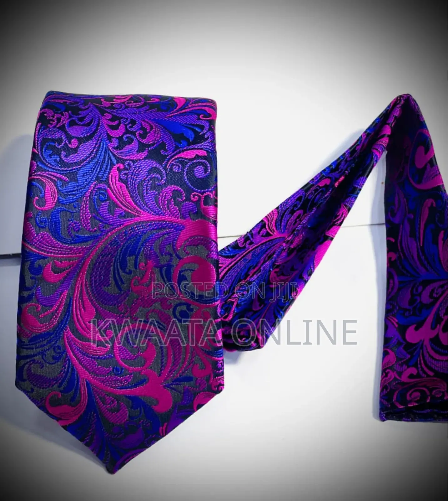 Classic Men's Silk Tie Set Necktie With Pocket Square