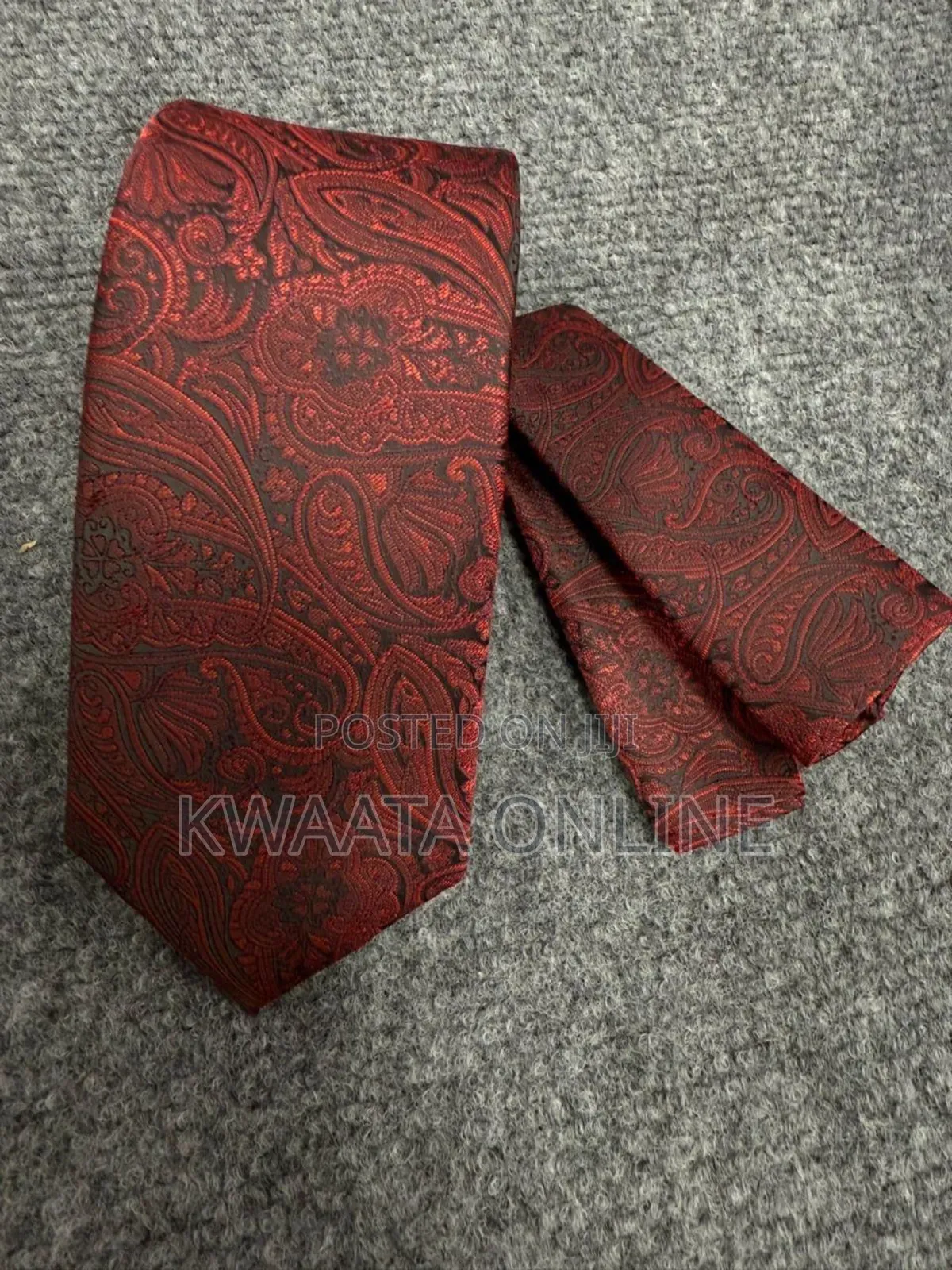 Classic Men's Silk Tie Set Necktie With Pocket Square