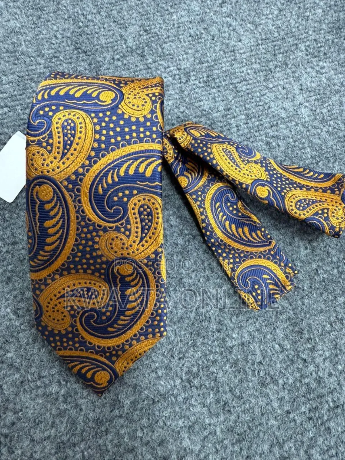 Classic Men's Silk Tie Set Necktie With Pocket Square