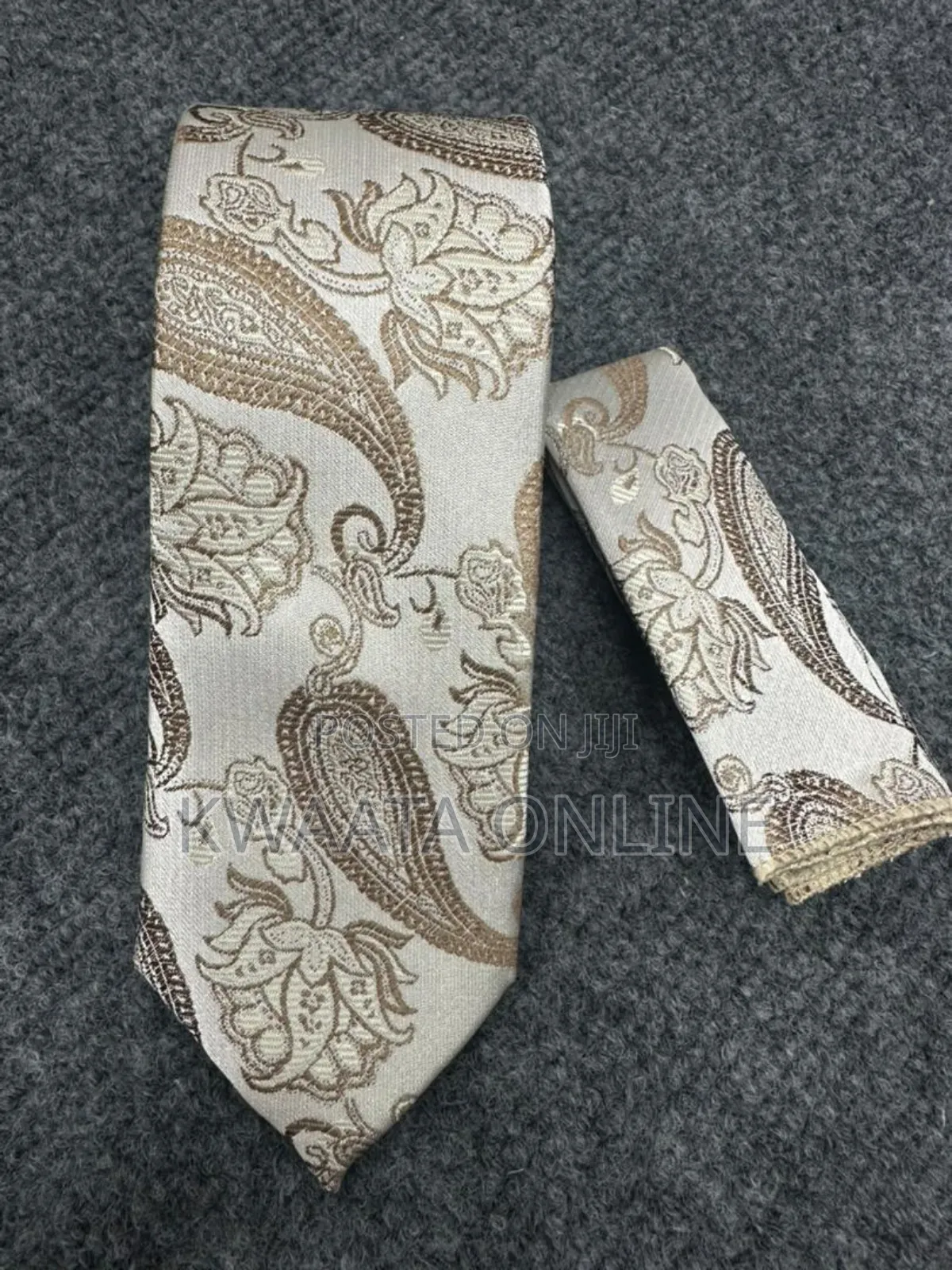 Classic Men's Silk Tie Set Necktie With Pocket Square