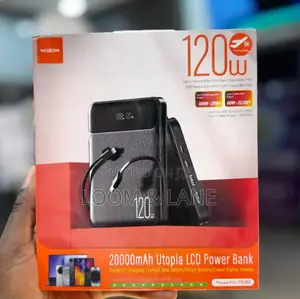 Moxom 120w 20,000mah LCD Power Bank