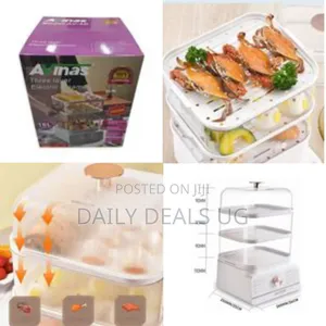 Avinas 3 Layer 16l Electric Food Cooking Steamer Pot With Display