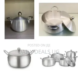 10 Piec3es of Stainless Steel Cookware Sets Pots and Pans Kitchen