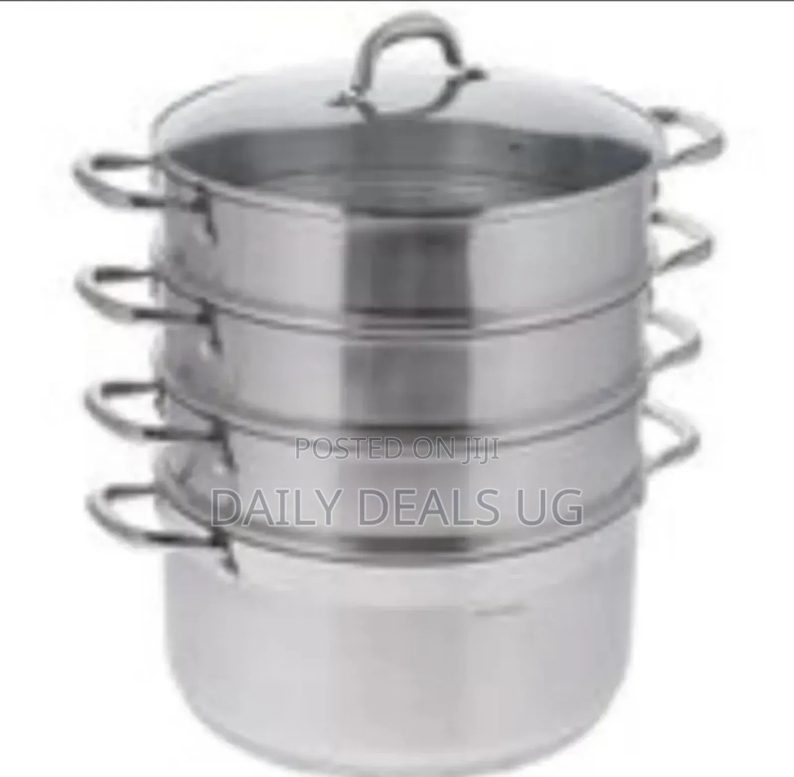 28cm - 4 Layer Stainless Steel Food Saucepan and Steamer Soup Pot
