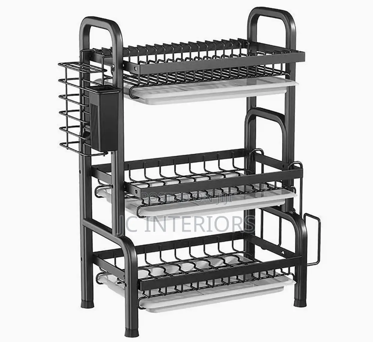 3 Tier Dish Drying Rack,Space Saving Stainless