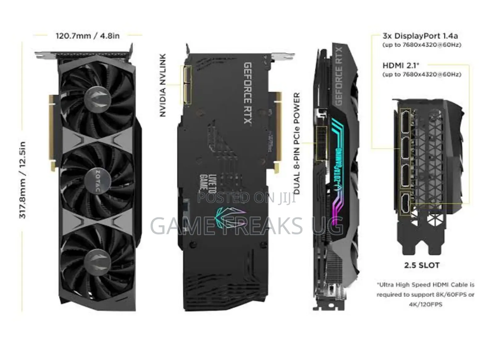 RTX 3090 24 Gb Gpu Zotac