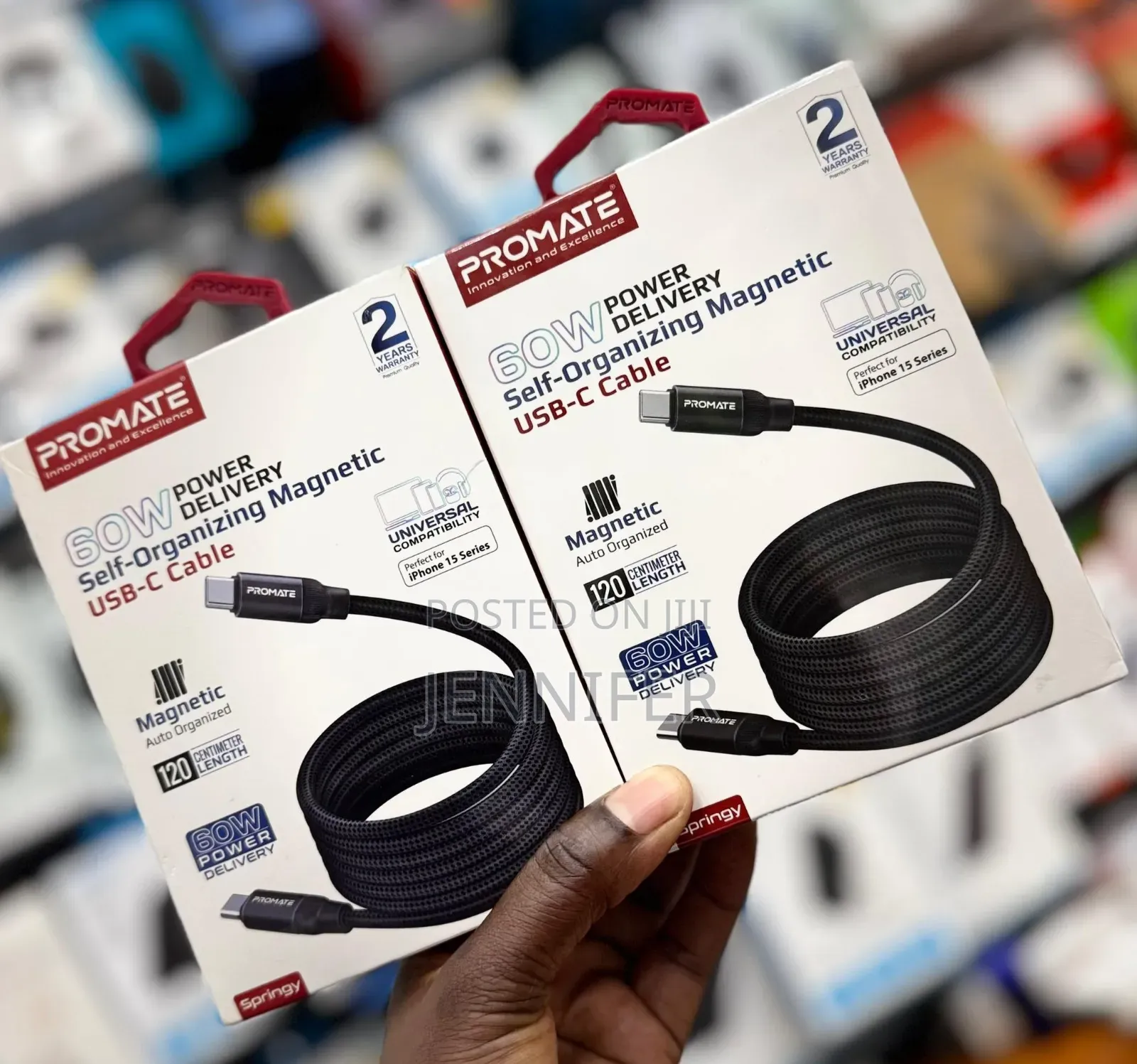 Promate 60w Power Delivery Usb-C Cable