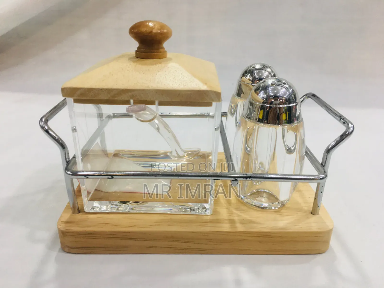 3pcs, Sugar Pot and Pepper Set Dinning Tools