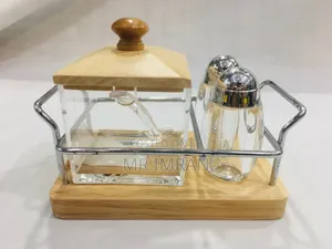 3pcs, Sugar Pot and Pepper Set Dinning Tools