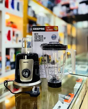 Geepas 2-in-1 Multifunctional Electric Juice Blender With Grinder