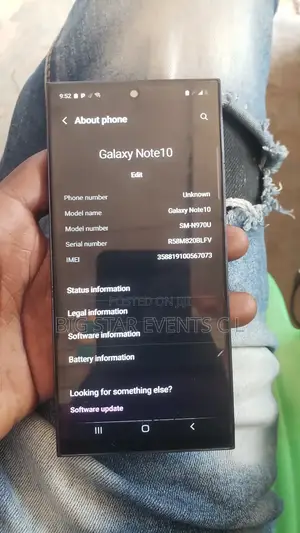 Samsung Galaxy Note 10 5G 256 GB Silver