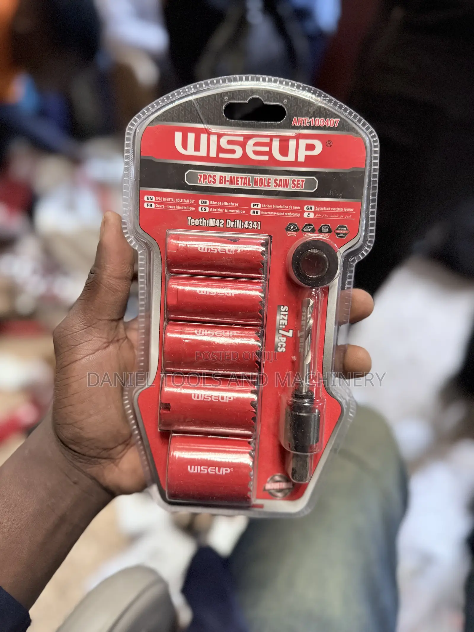 Metal Hole Saw Set 7pc
