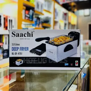 Saachi 3.0 Litres Electric Deep Fryer – Silver, Black