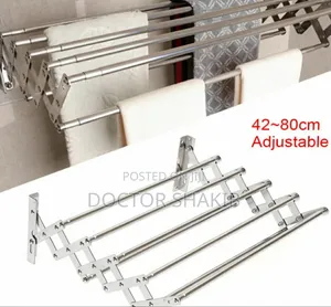 Quality Telescopic Wall Mounted Towel and Clothes Organisers