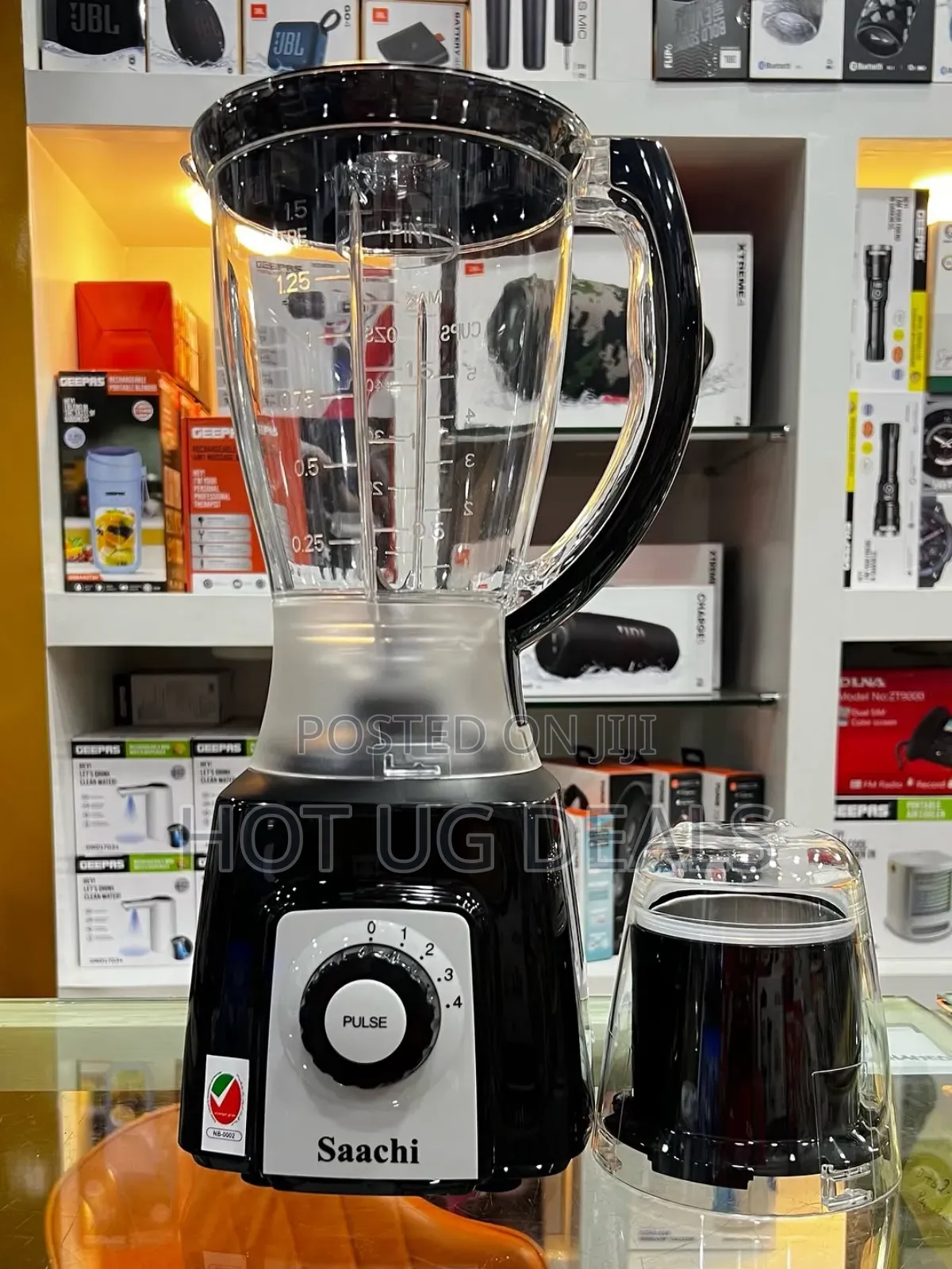 1.5l Saachi Electric Juice Blender 2. 1 - Black