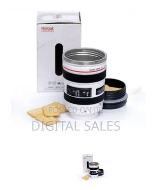 Photographer Camera Lens Coffee Mug -13.5oz Stainless Steel Thermos