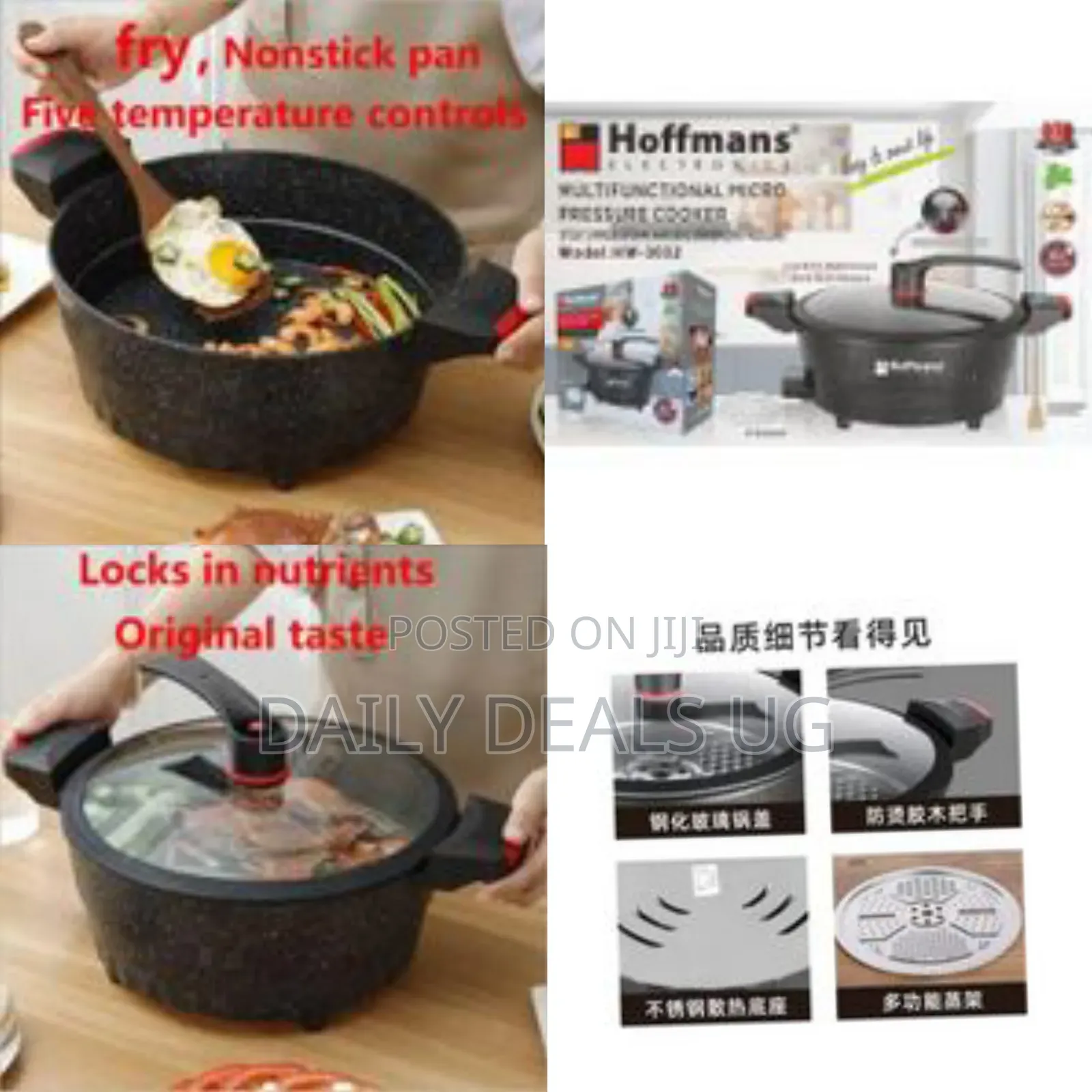 Hoffmans 110v 220v 8l Micro Pressure Cooker Instant Heating Electric