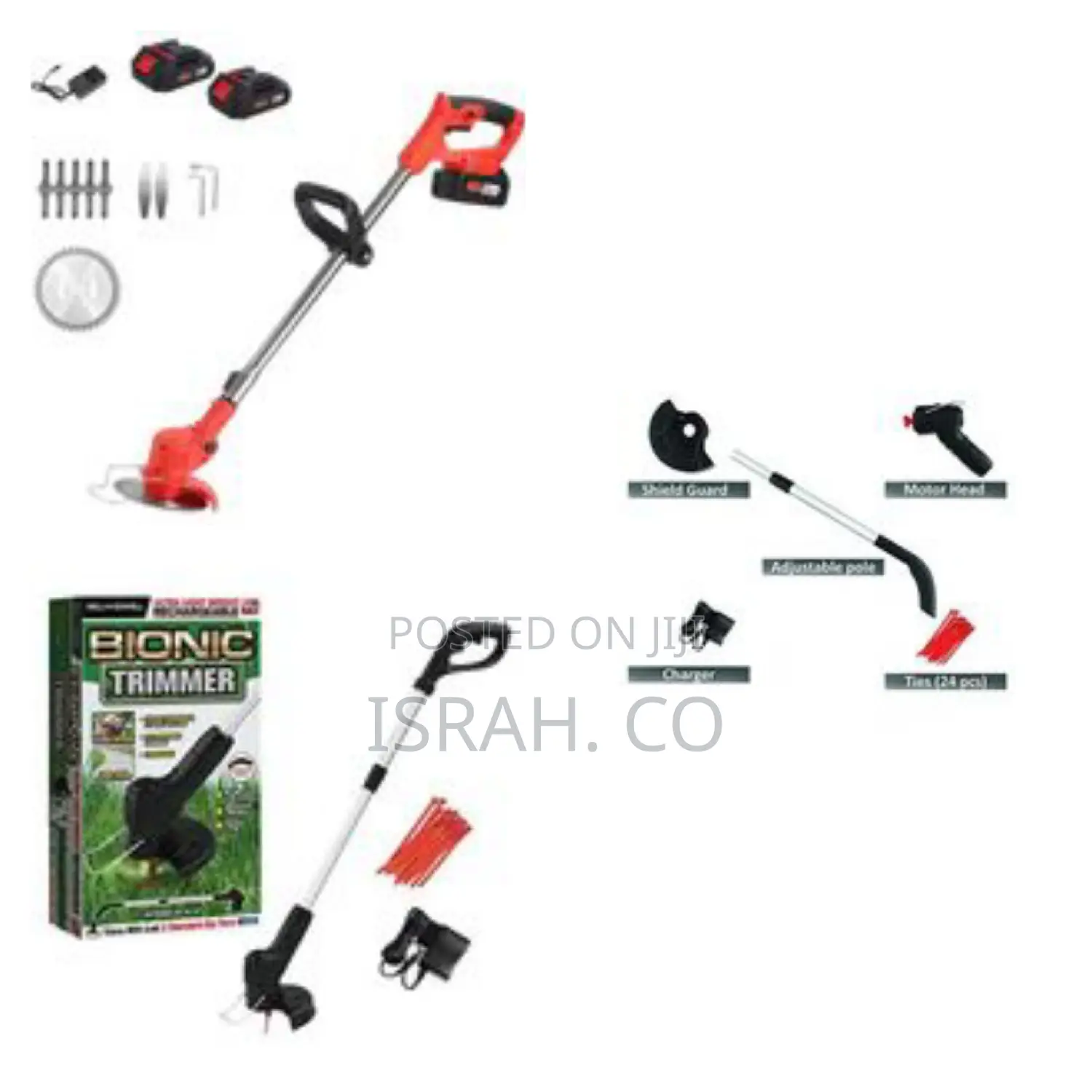 Multifunctional Rechargeable Grass Cutter With 2batteries