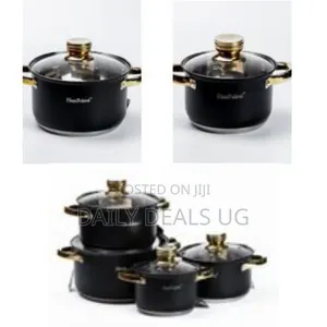 8 Pc Non-Stick Saucepans Cookware Dishes Pots Cooking Pans