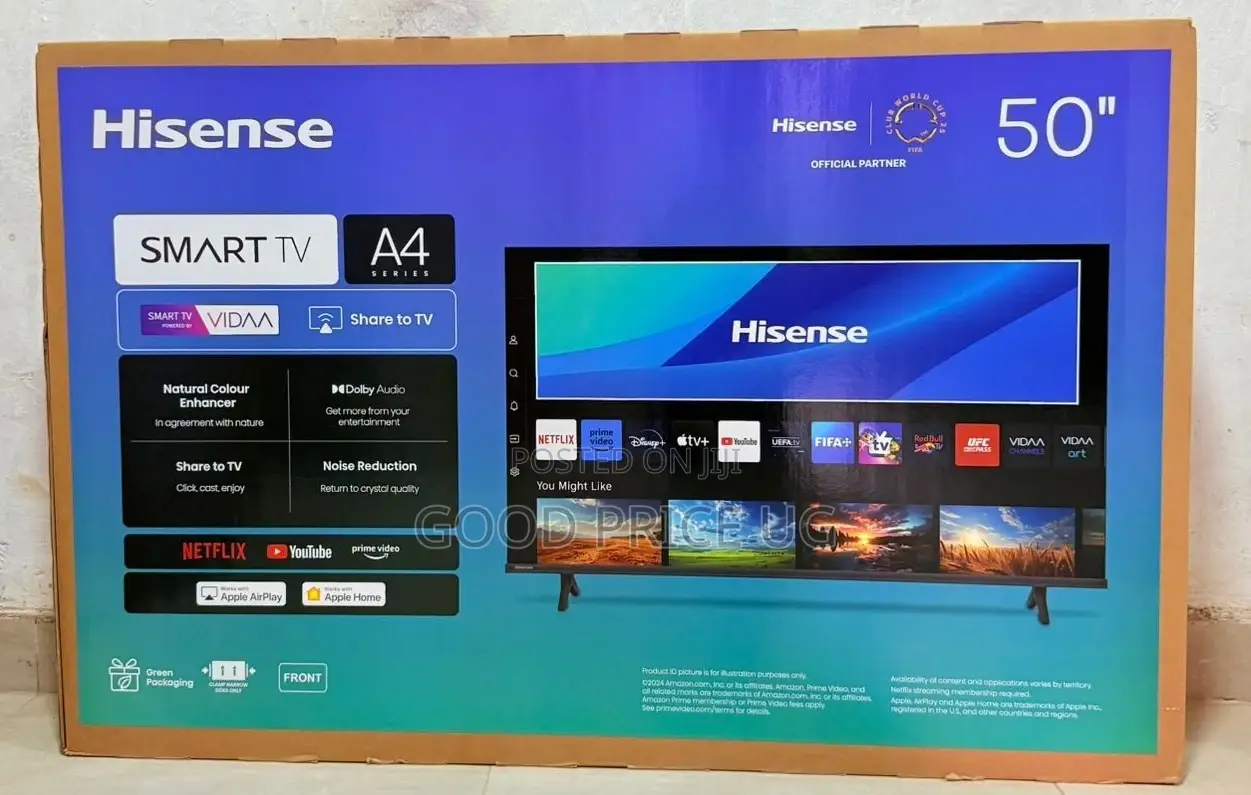 Hisense Smart Tv A4 50inch