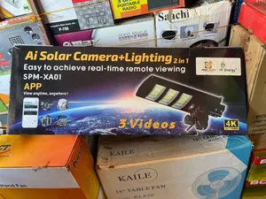 2 in 1 Solar Street Light With a 3 Video Recording Camera