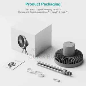 Multifunctional Outdoor Camping Fan With Led Lighting