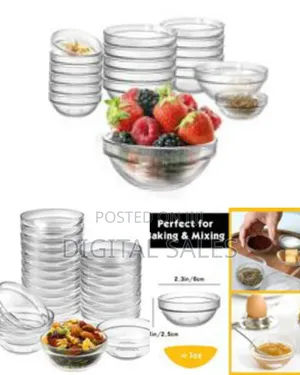 Luminarc 300 Ml 12 PCS Stackable Mini Glass Ramekins Bowls For