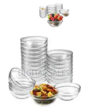 Luminarc 300 Ml 12 PCS Stackable Mini Glass Ramekins Bowls For