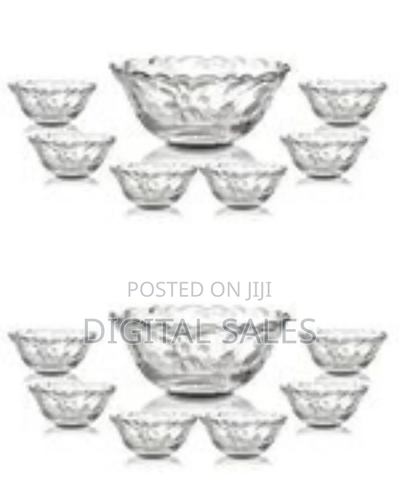 7 Piece Fruit Salad Serving Dishes/Bowls Set
